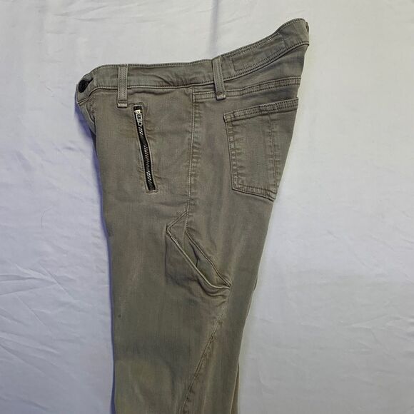 Rag & Bone Skinny Jeans Size 26 Dist Army Green Stretch Denim W1541O337 - Picture 9 of 13